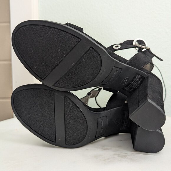 NWT Sam & Libby Evita Grommet Double Strap Chunky Heel, Size 8 - Picture 5 of 5